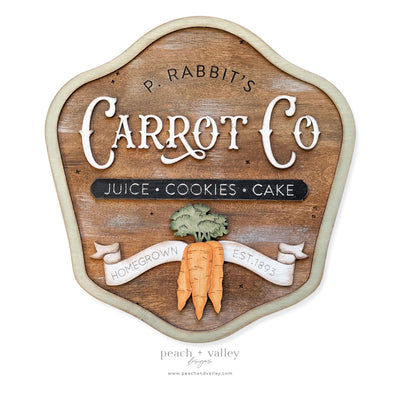 Carrot Co. Sign Blank