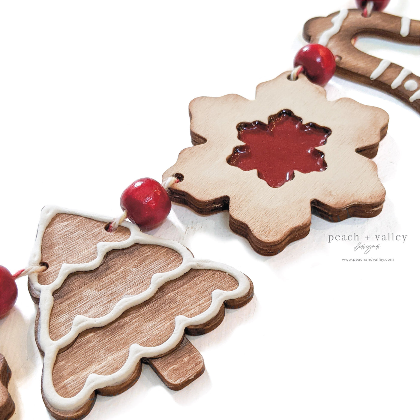 Christmas Cookie Banner Blank