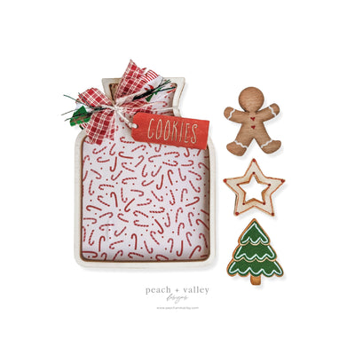 Christmas Cookie Jar Shelf Sitter