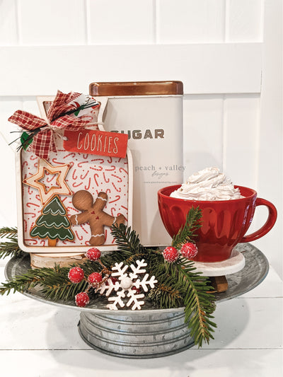 Christmas Cookie Jar Shelf Sitter