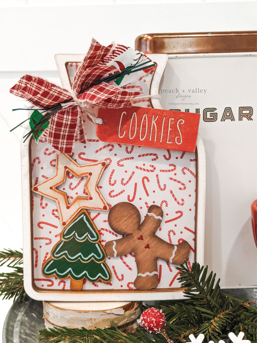 Christmas Cookie Jar Cut File