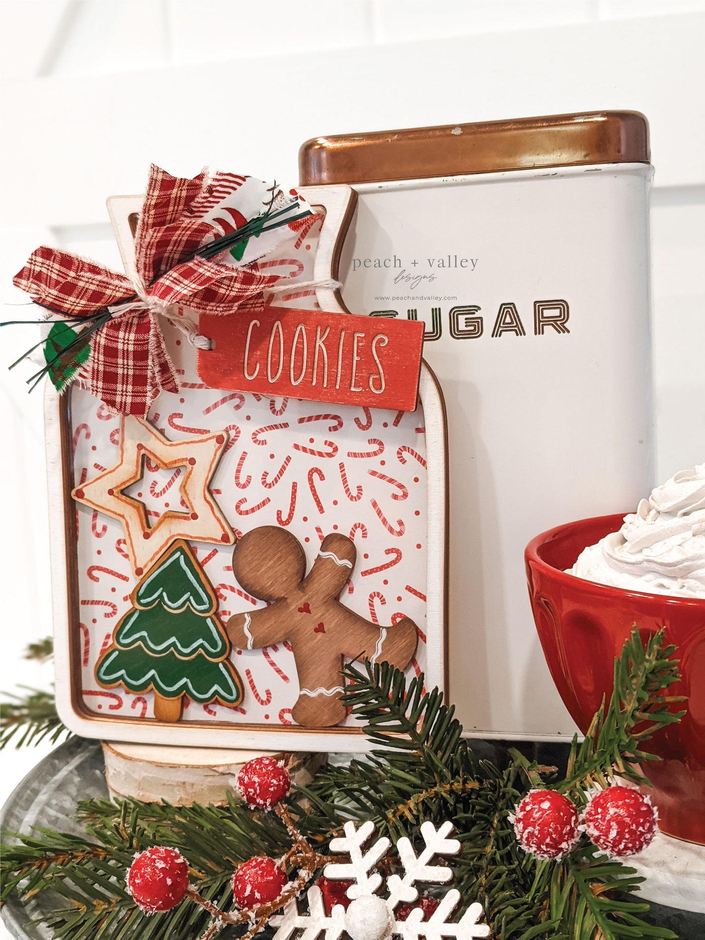 Christmas Cookie Jar Shelf Sitter