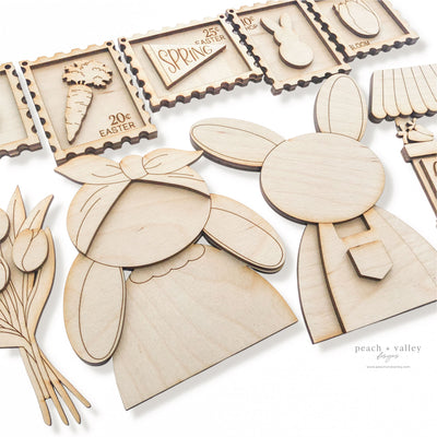 Easter Bunny Set Blanks
