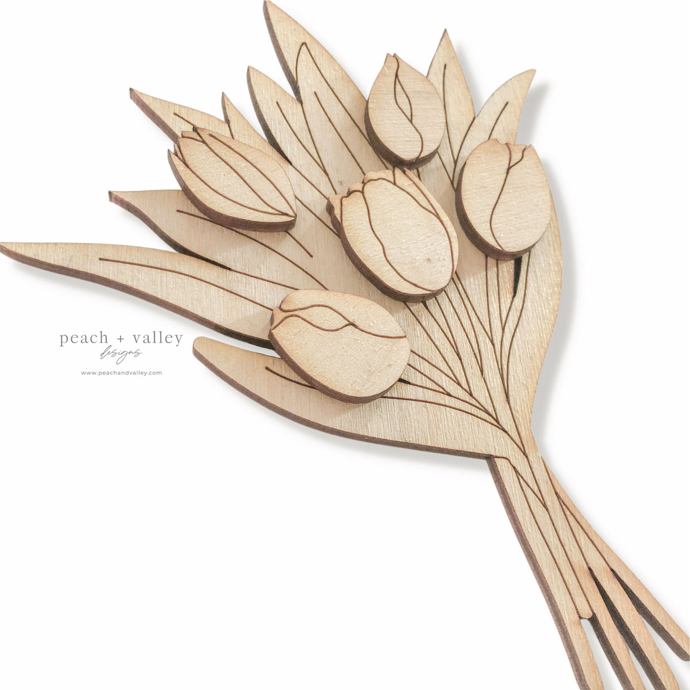 Tulip Bouquet Blank