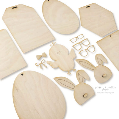 Easter Basket Tags Cut File