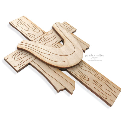 Easter Cross Blank