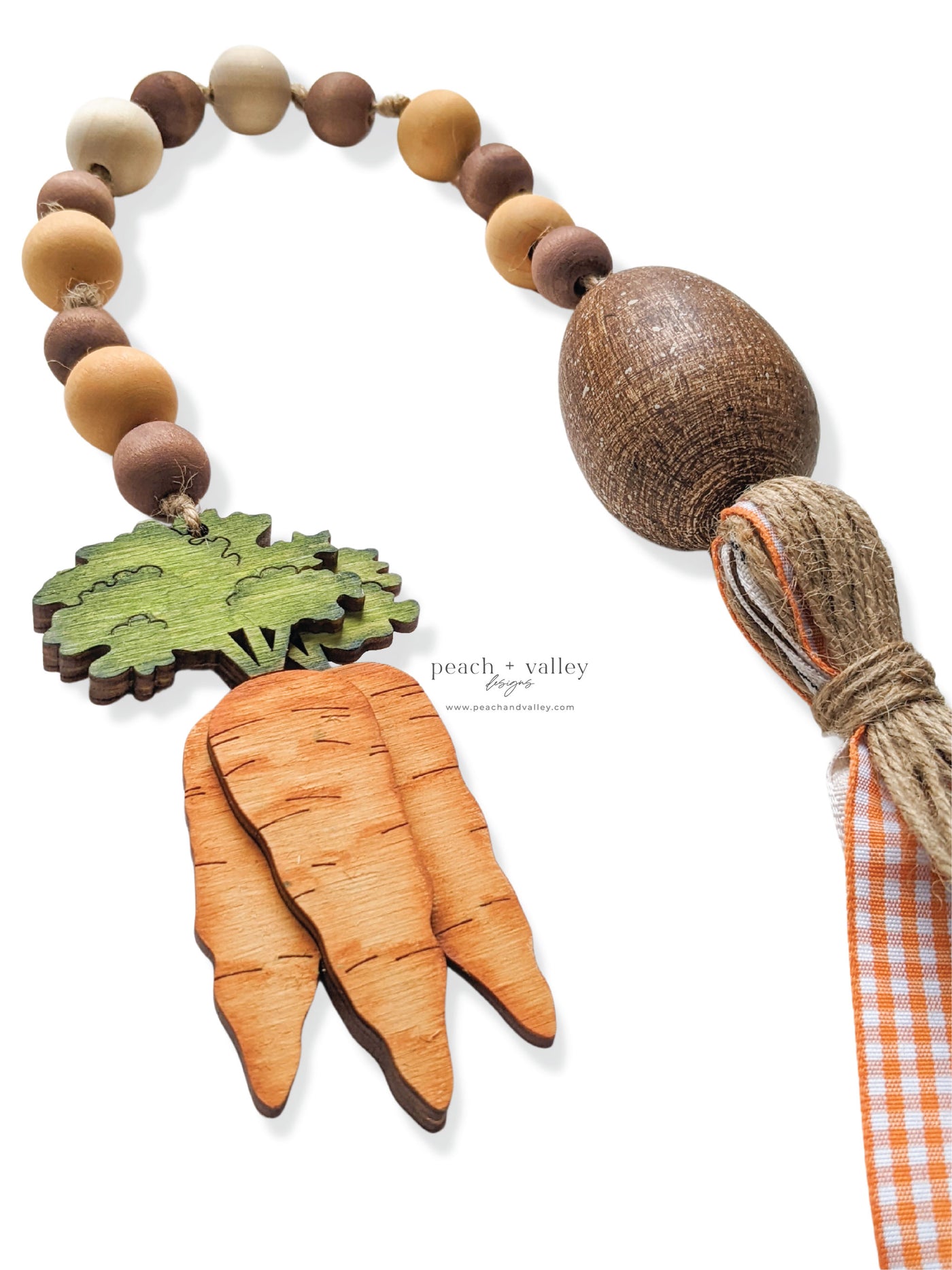 Carrot Garland Tag Blank