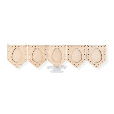 Egg Pennant Banner Blank