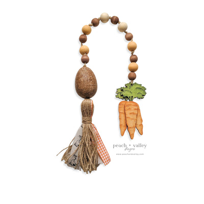 Carrot Garland Tag Blank