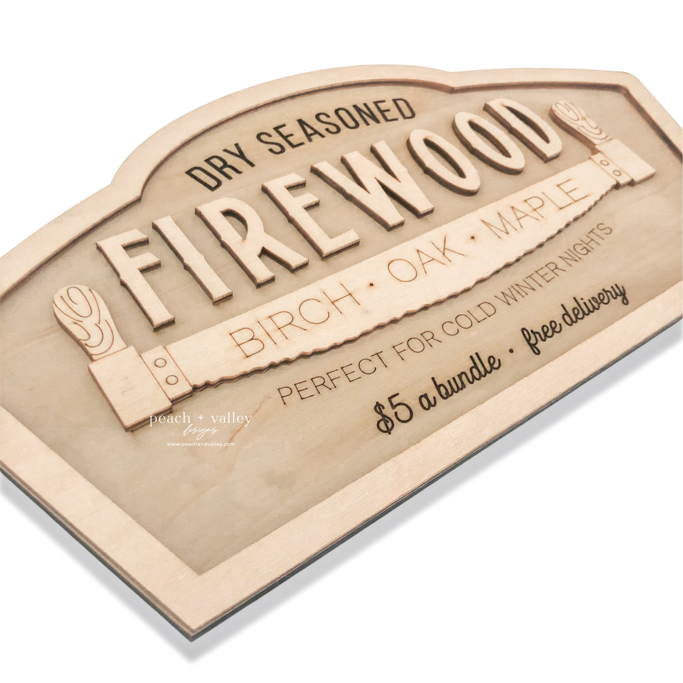 Firewood Sign Blank