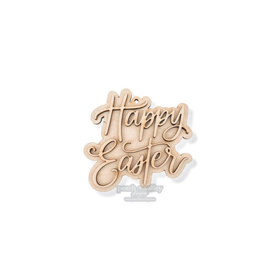 Happy Easter Garland Tag Blank