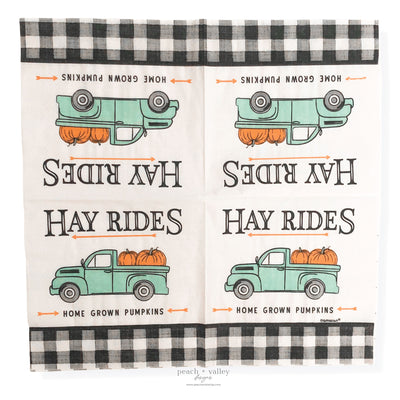 Hay Rides Luncheon Napkin