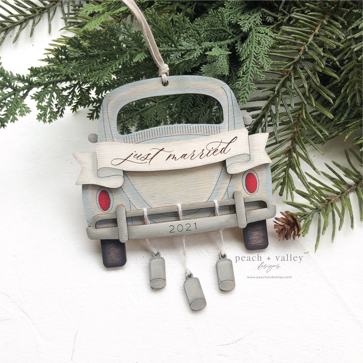 Just Married Ornament