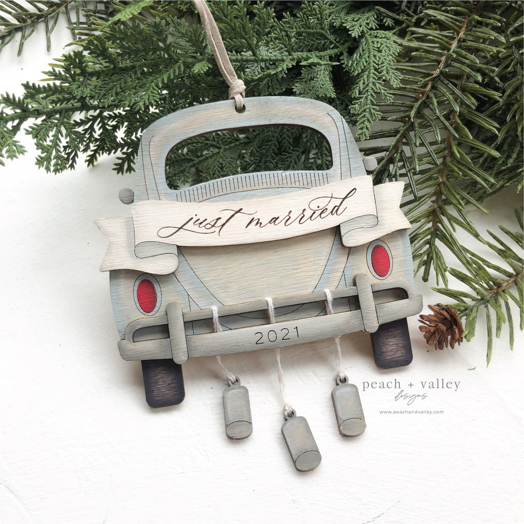 Just Married Ornament