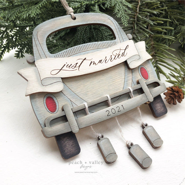 Just Married Ornament