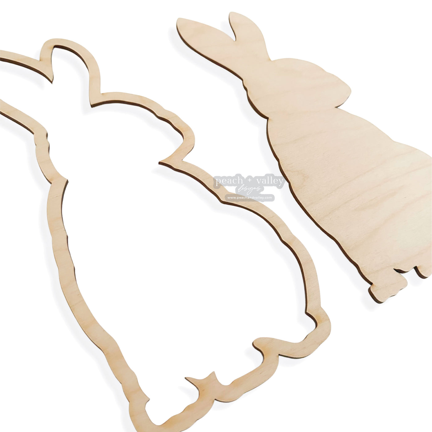 Large Bunny Silhouette Blank