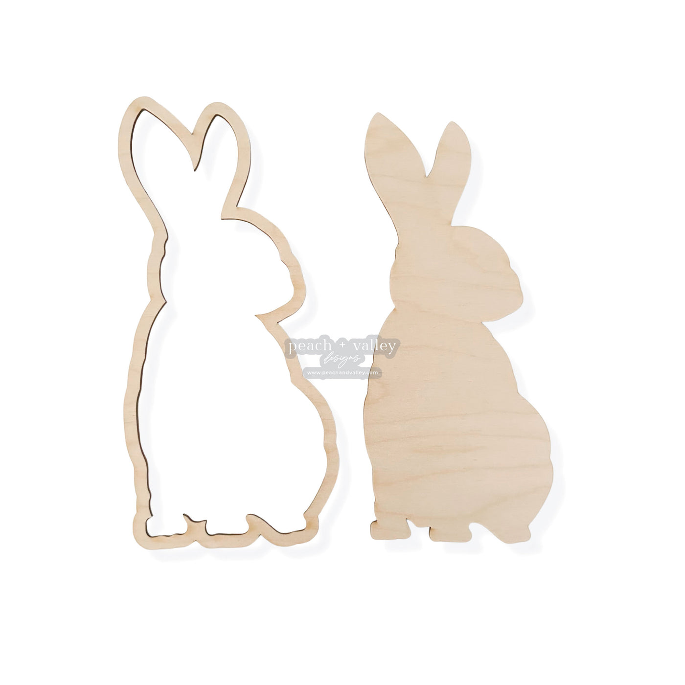 Large Bunny Silhouette Blank