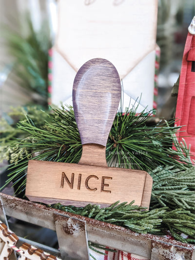 Naughty + Nice Stamp Blanks