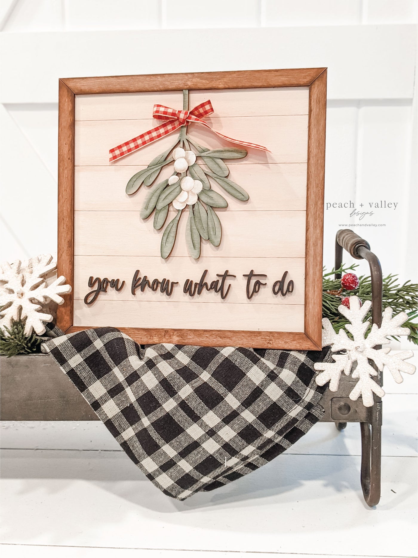 Mistletoe Sign Cut File