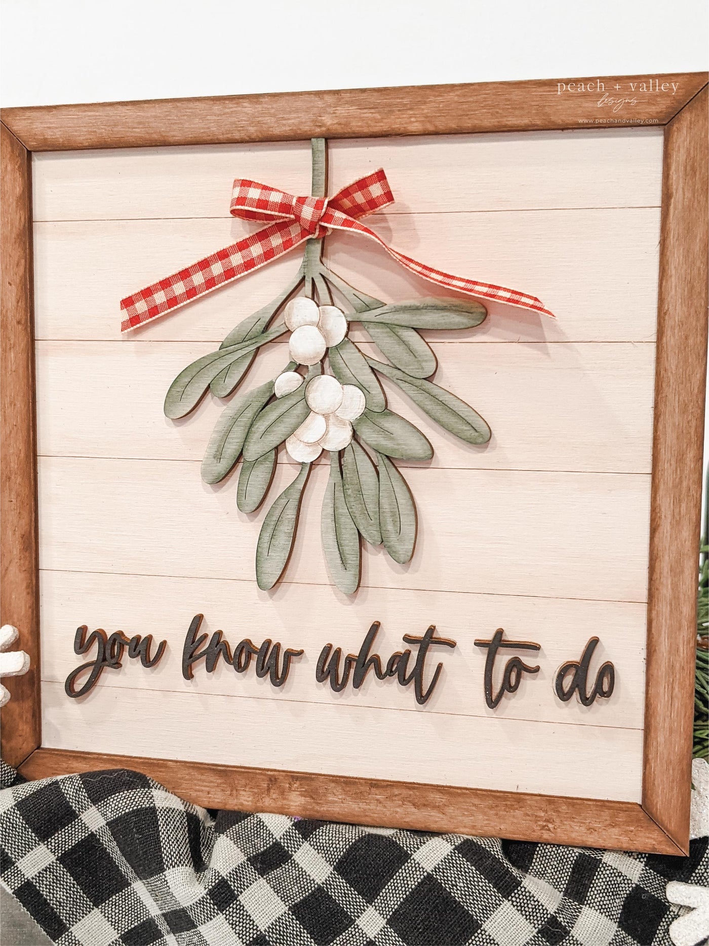 Mistletoe Sign Cut File