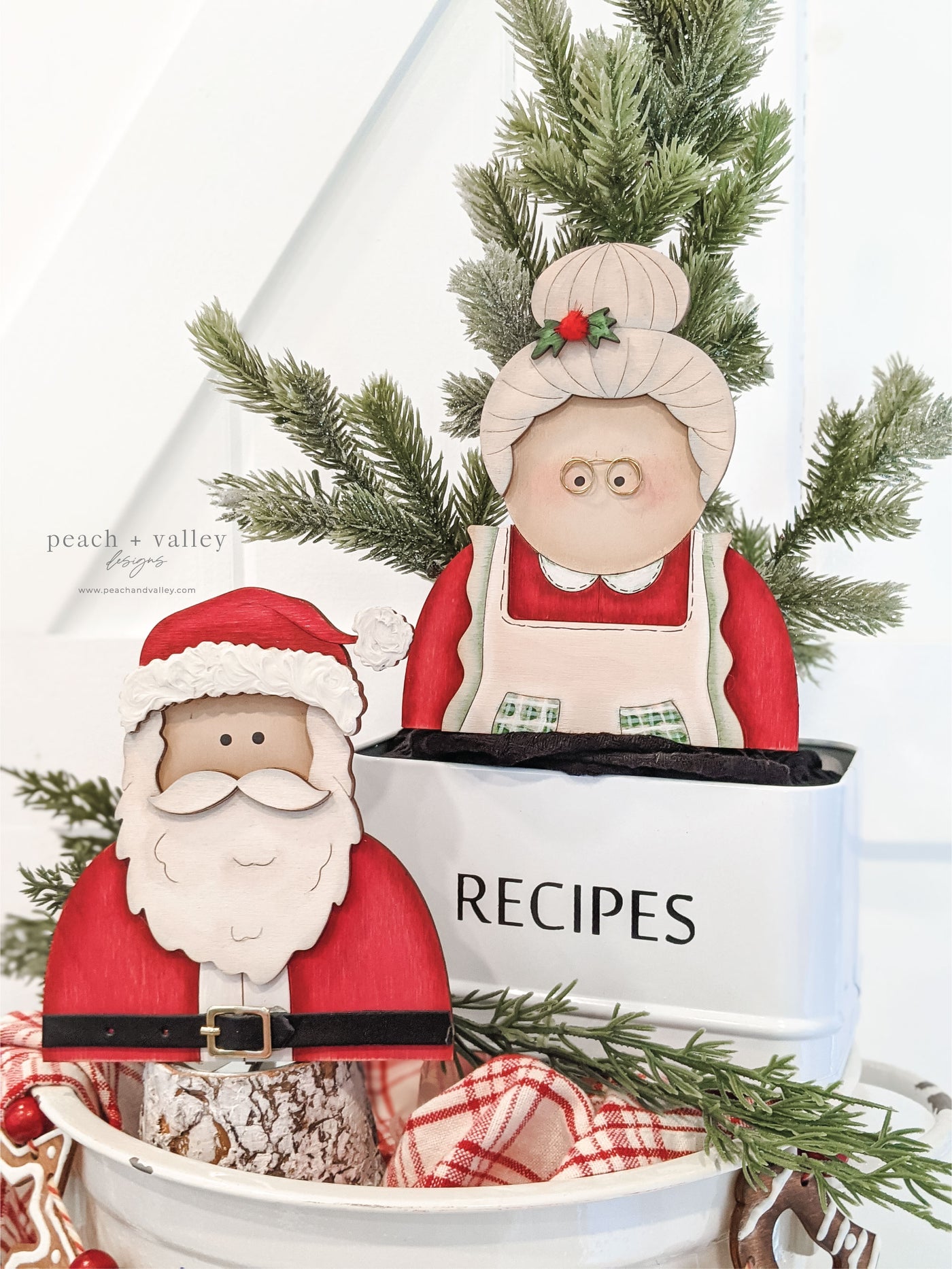 Mr. + Mrs. Claus Set Cut File