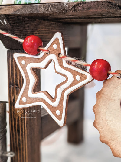 Christmas Cookie Banner Blank
