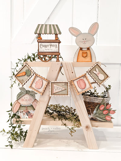 2-Tier Ladder Shelf