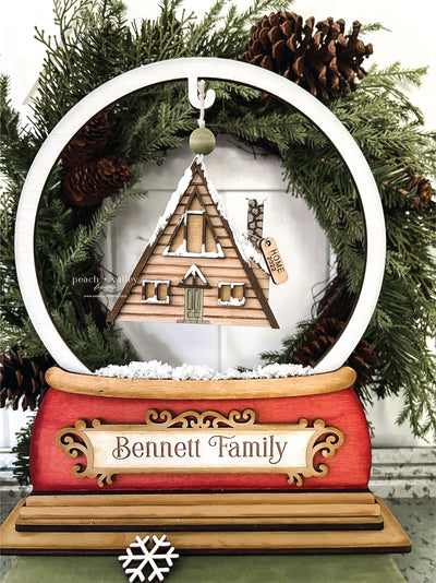 A-Frame Cabin Ornament Cut File