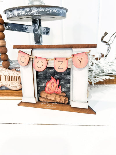 Cozy Fireplace Blank