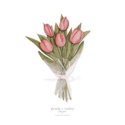 Tulip Bouquet Blank