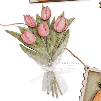 Tulip Bouquet Blank
