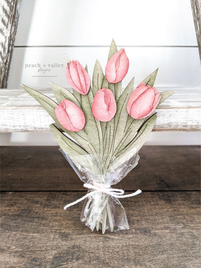 Tulip Bouquet Blank