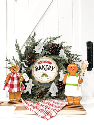 Holiday Bakery Sign Blank
