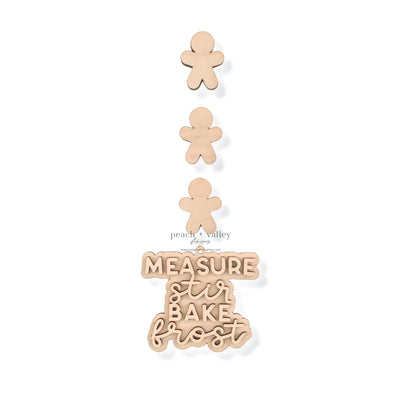 Gingerbread Beaded Garland Tag Blanks