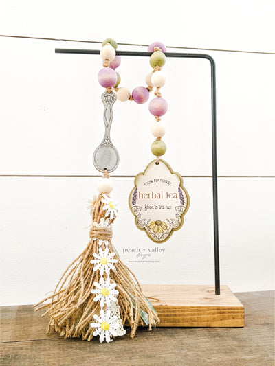 Tea Time Garland Tags Cut File