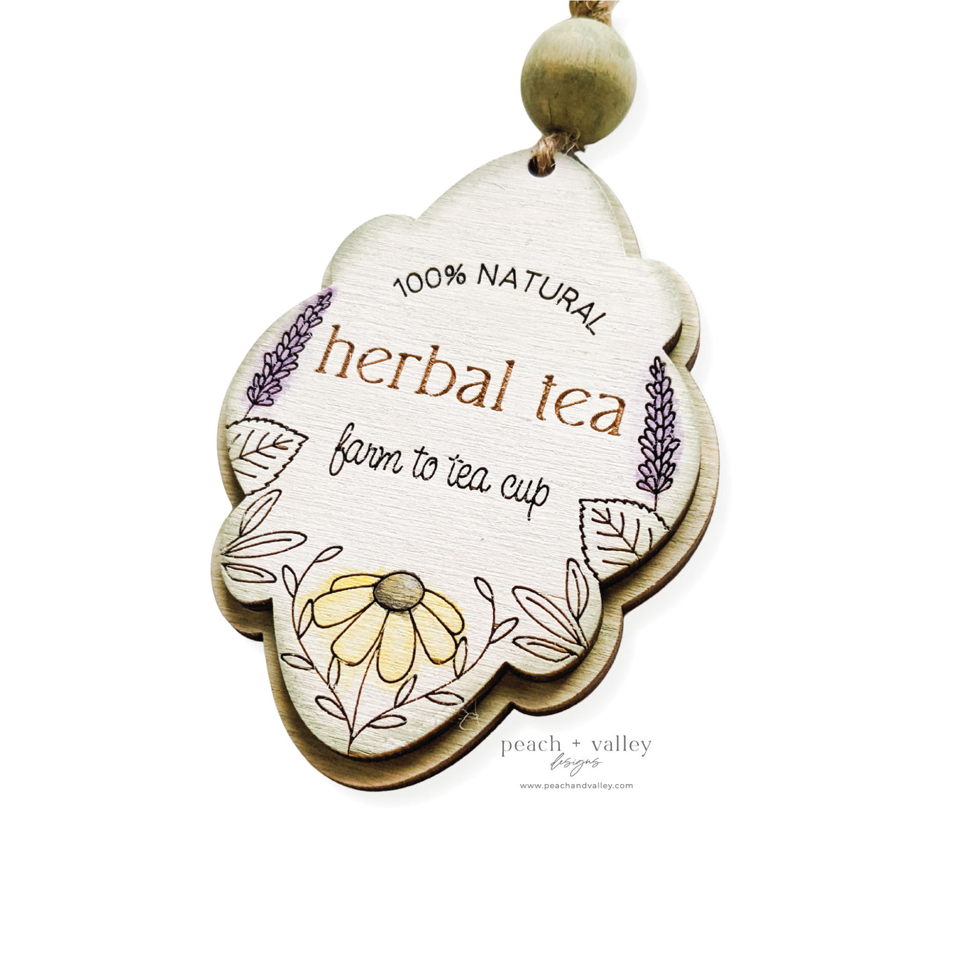 Tea Time Garland Tags Cut File