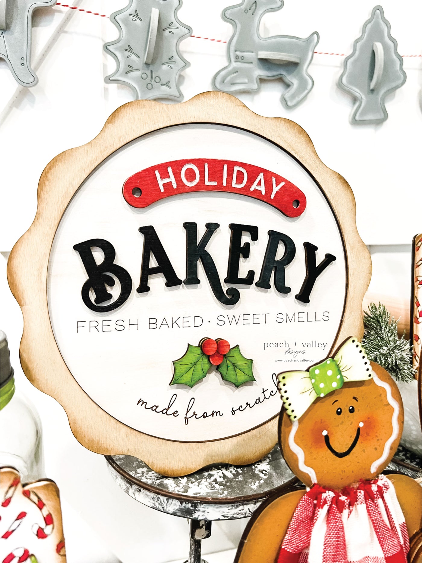Holiday Bakery Sign Blank
