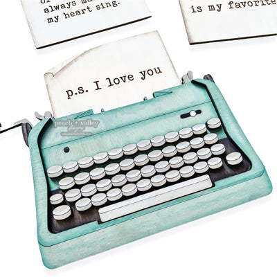 Typewriter Shelf Sitter Blank