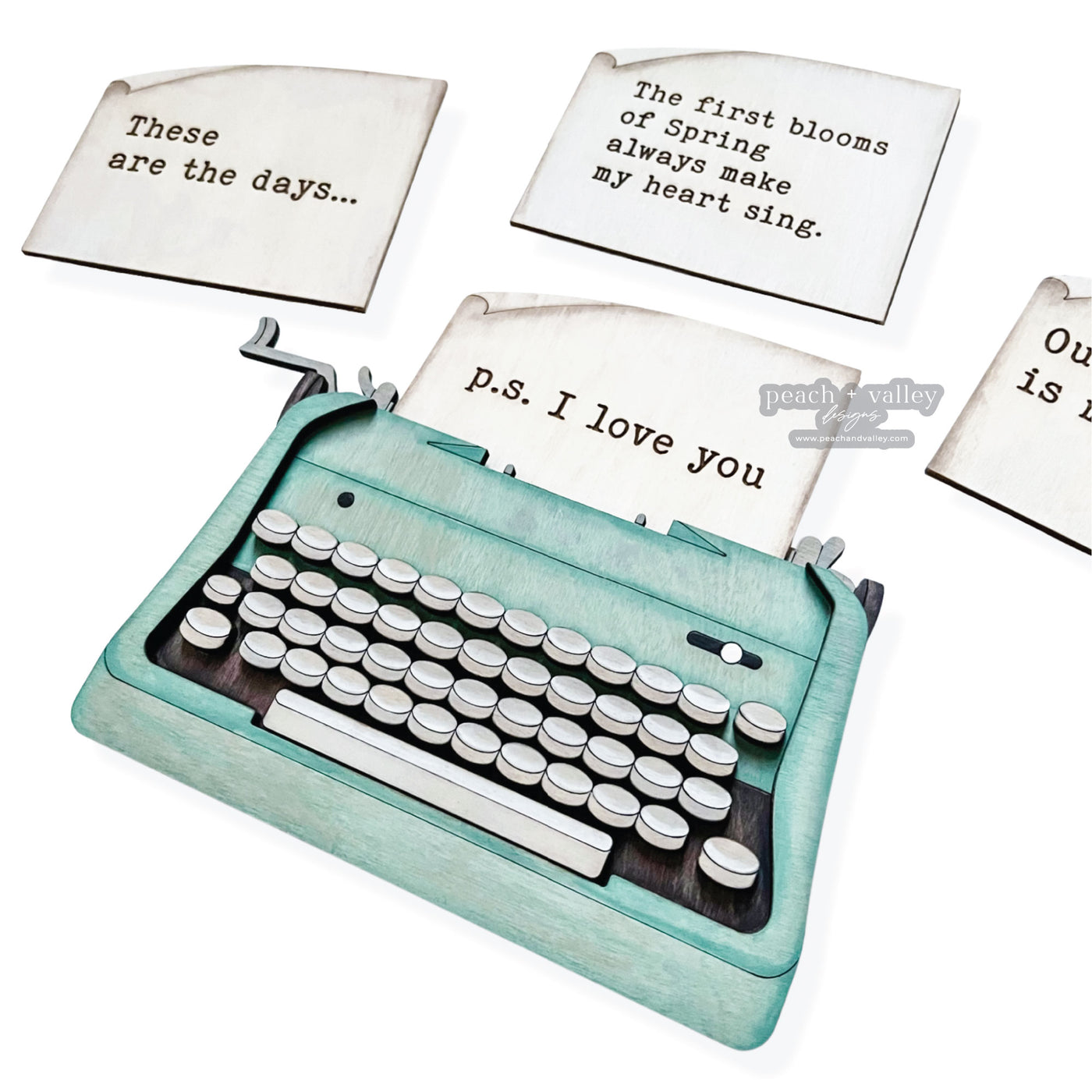 Typewriter Shelf Sitter Blank