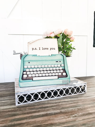 Typewriter Shelf Sitter Blank