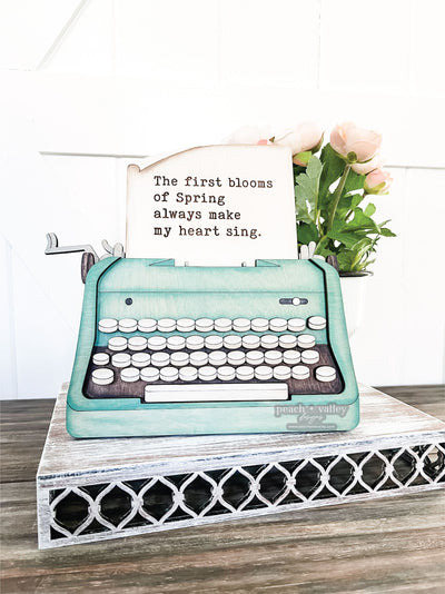 Typewriter Shelf Sitter Blank
