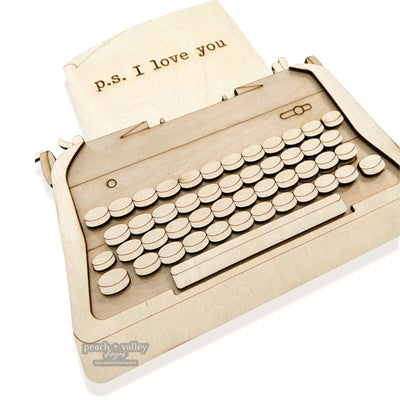 Interchangeable Typewriter Sign SVG