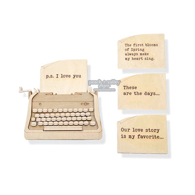 Interchangeable Typewriter Sign SVG