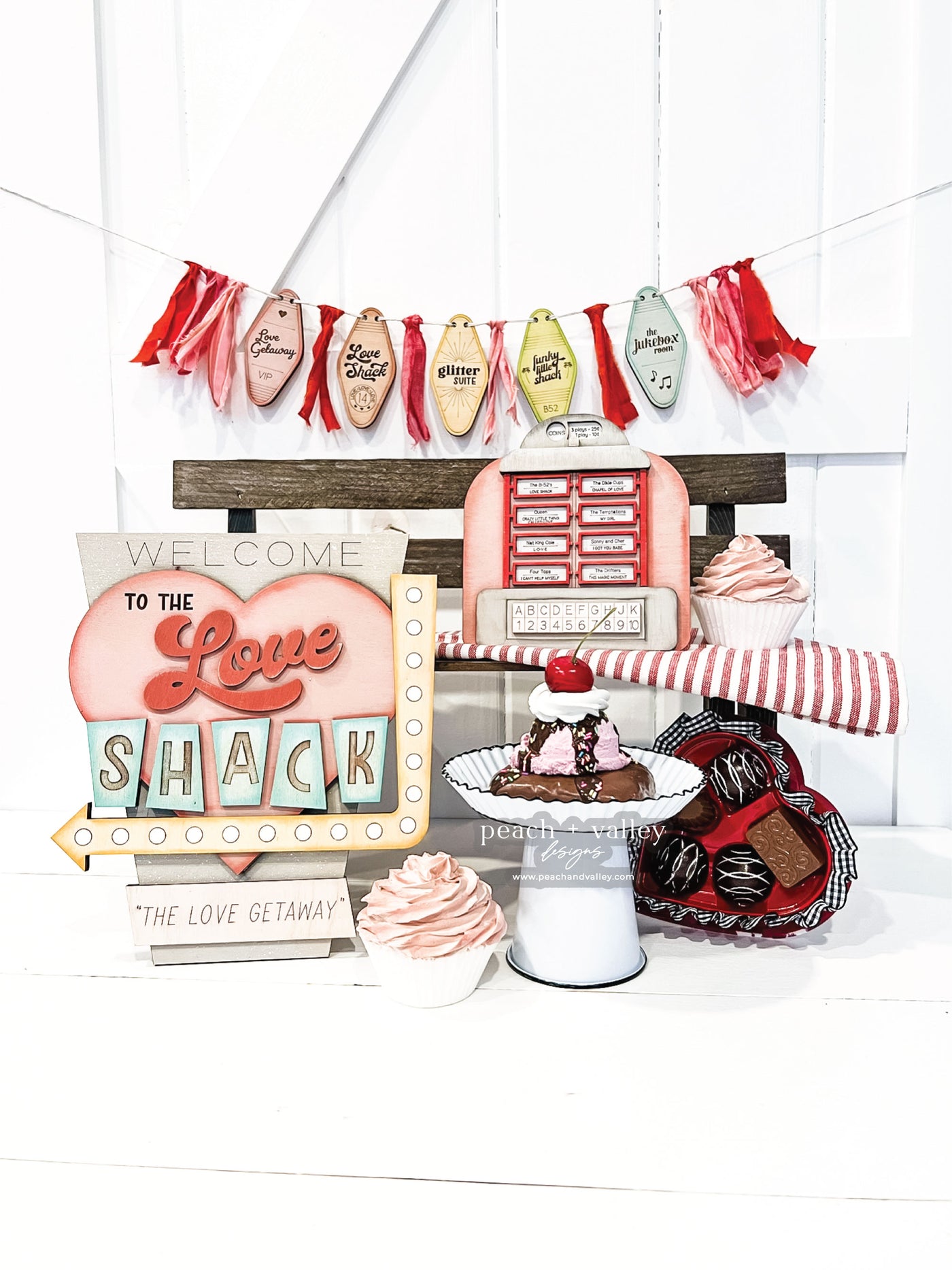 Large Love Shack Sign Blank