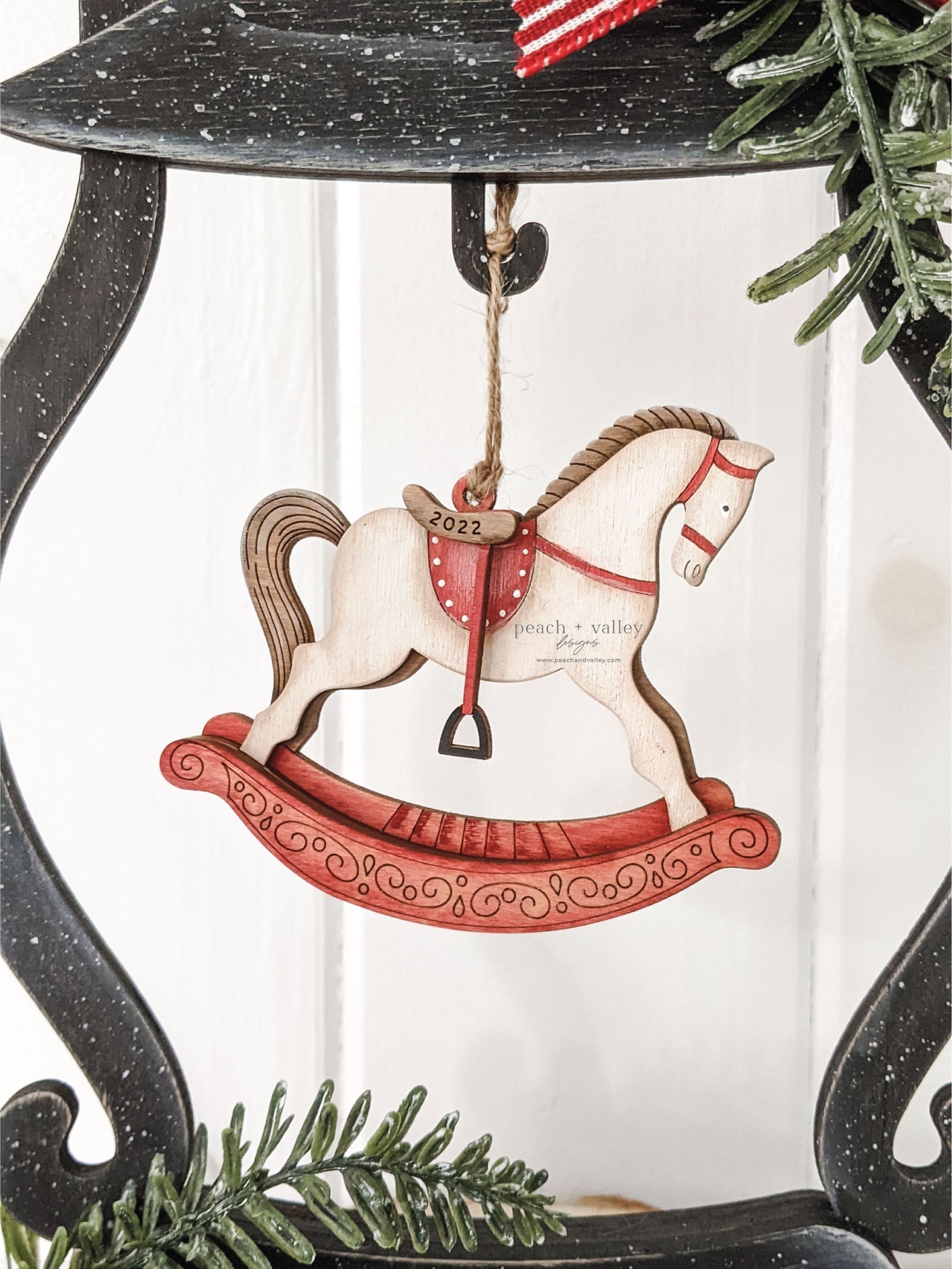 Rocking Horse Ornament Cut File