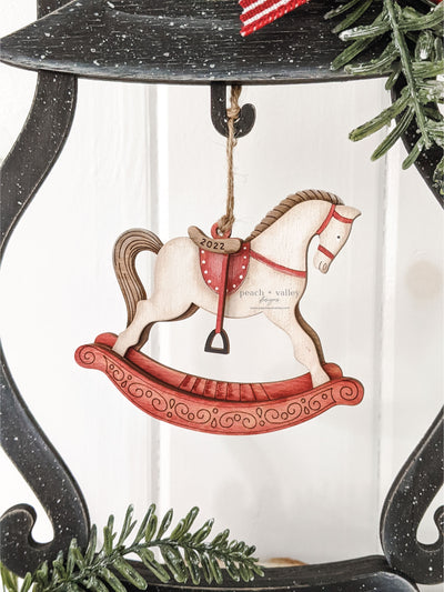 Rocking Horse Ornament Blank