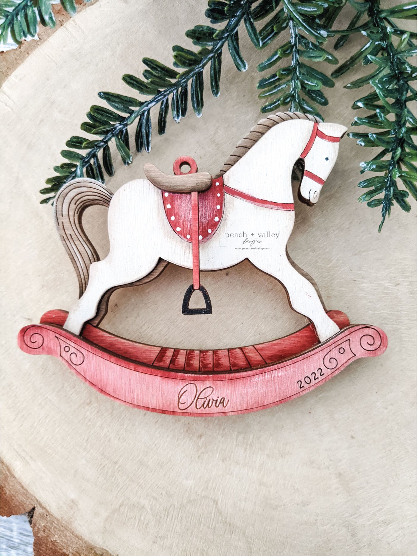 Rocking Horse Ornament Cut File