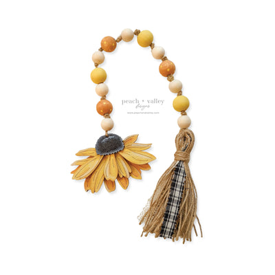 Spring Flower Garland Tag Blank