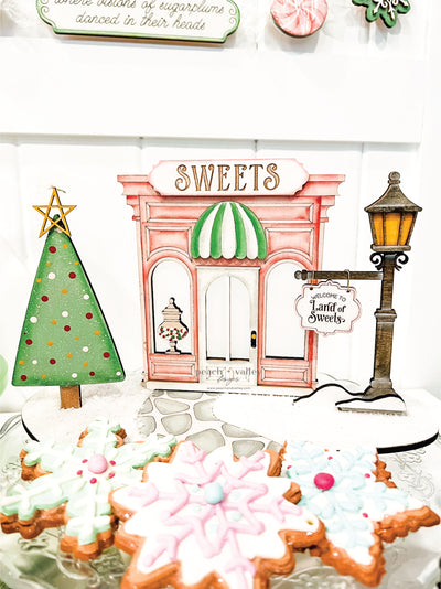Sweets Shop Scene Blanks