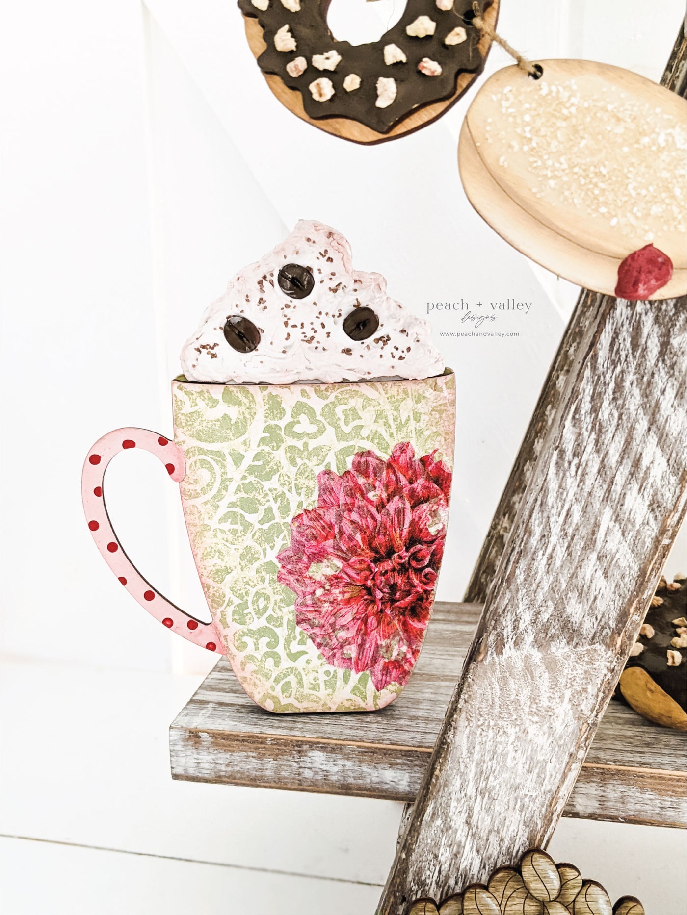 Tall Coffee Mug Gift Card Holder Blank